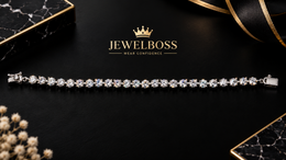 JEWELBOSS Classic Round-Cut Moissanite Tennis Bracelet – Unisex