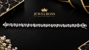 Jewelboss Pear & Marquise Moissanite Tennis Bracelet – Unisex