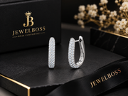 Unisex Diamond Huggie Hoop Earrings – Unisex