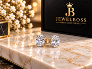 Oval Cut Diamond Stud Earrings – Unisex