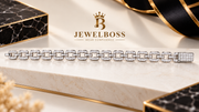 JewelBoss Moissanite Cuban Link Bracelet | JEWELBOSS