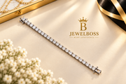 Princess Cut Diamond Tennis Bracelet | JewelBoss