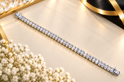Baguette-Cut Diamond Tennis Bracelet – JewelBoss