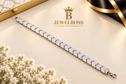 Men’s Diamond Chevron Bracelet | JEWELBOSS