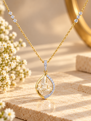 Lord Ganesha Gold Diamond Pendant | JewelBoss