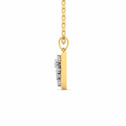 Stylish Diamond Gold Pendant