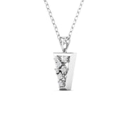 Stylish Diamond Gold Pendant