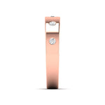 Dainty Diamond Gold Band