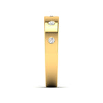 Dainty Diamond Gold Band