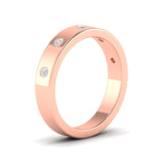 Dainty Diamond Gold Band