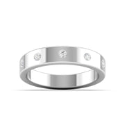 Dainty Diamond Gold Band