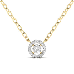 0.40 Pointer Centre Round Cut Diamond Pendant