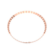 Modern Hexagon Diamond Bracelet