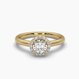 Round Solitaire Diamond Ring