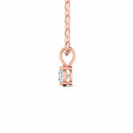 0.5 Carat Round Cut Solitaire Diamond  Pendant