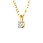 0.5 Carat Round Cut Solitaire Diamond  Pendant