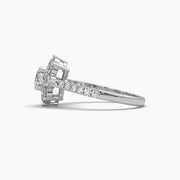 Solitaire Bloom Diamond Ring