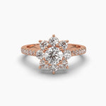 Solitaire Bloom Diamond Ring