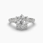 Solitaire Bloom Diamond Ring