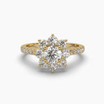 Solitaire Bloom Diamond Ring