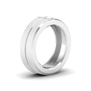 Minimalist Men’s Diamond Ring