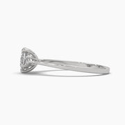 Heart Shape Centre Solitaire Diamond Ring