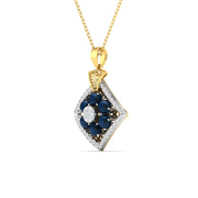 Blue Jewel Diamond Pendant