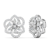 Elegant Petal Diamond Earrings