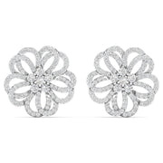 Classic Floral Diamond Earrings