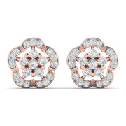 Cluster Setting Diamond Earrings