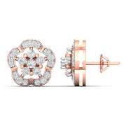 Cluster Setting Diamond Earrings