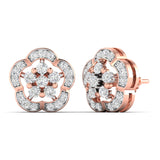Cluster Setting Diamond Earrings