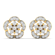 Cluster Setting Diamond Earrings