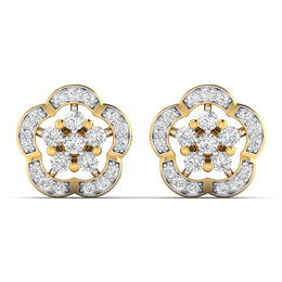 Cluster Setting Diamond Earrings