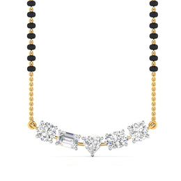 Artistic Multi Diamond Pendant