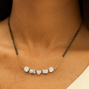 Artistic Multi Diamond Pendant