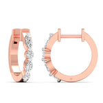 Embrace Diamond Huggie Earrings