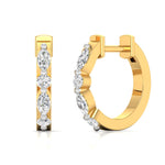Embrace Diamond Huggie Earrings