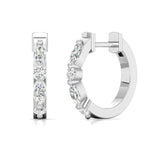Embrace Diamond Huggie Earrings