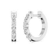 Embrace Diamond Huggie Earrings