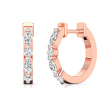 Embrace Diamond Huggie Earrings