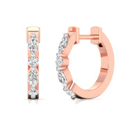 Embrace Diamond Huggie Earrings