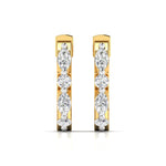 Embrace Diamond Huggie Earrings