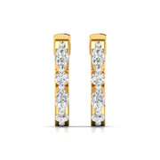 Embrace Diamond Huggie Earrings