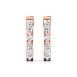 Embrace Diamond Huggie Earrings