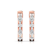 Embrace Diamond Huggie Earrings
