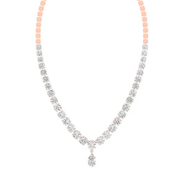 Sparkling Diamond Tennis Necklace