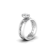 1.01 Carat Centre Solitaire Oval Diamond Ring