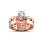 1.01 Carat Centre Solitaire Oval Diamond Ring