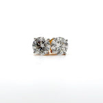 1 Carat Each Round Diamond Studs